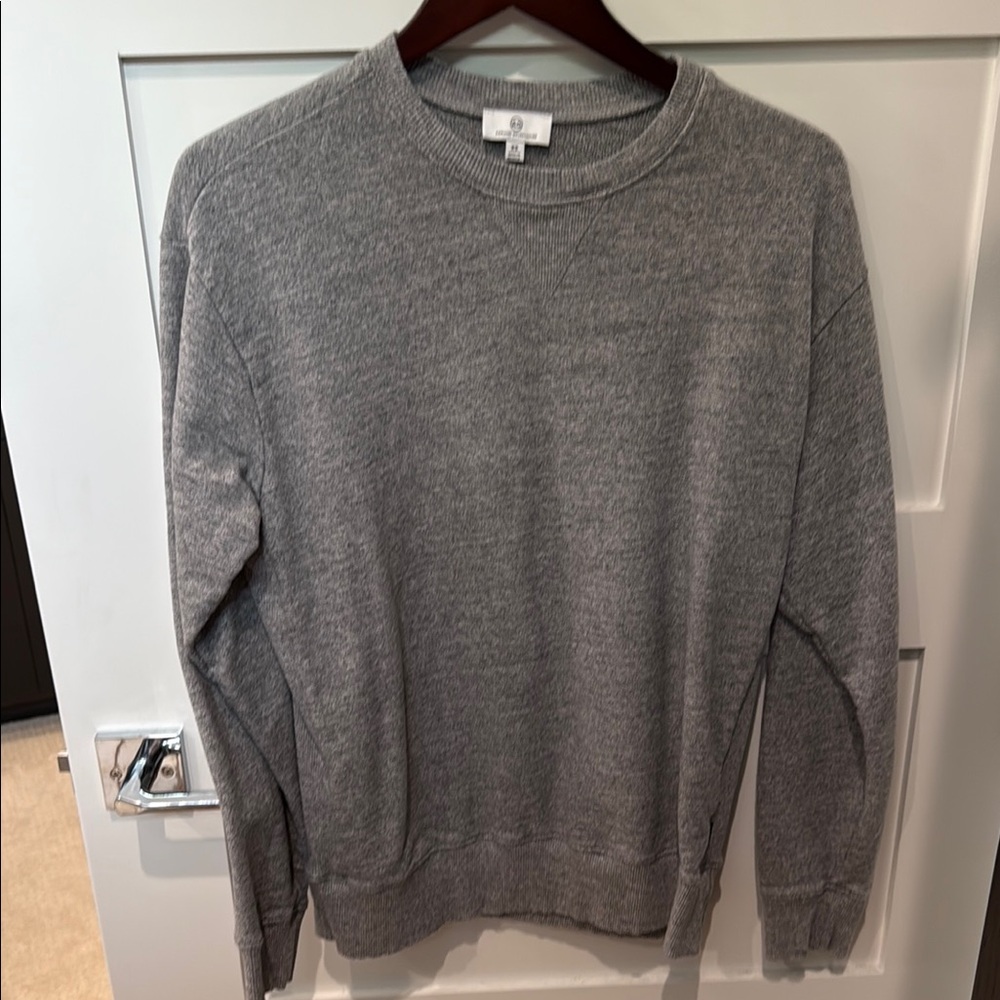 Ag Adriano Goldschmied Gray Crewneck Sweater Classic Design XS Men’s